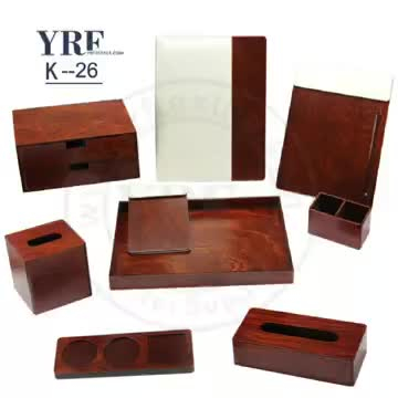 YRF Hot Selling High Quality Leather Wooden TV Remote Controller Holder Racks