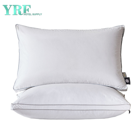 High Quality 5 Star Hotel Three Layer Space Soft White Goose Down Pillows