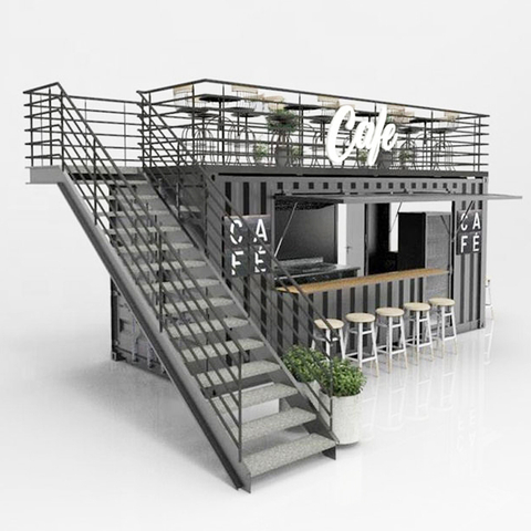 Hot Sale With stair Container coffee shop High quality
