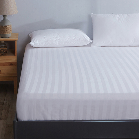Hotel Bed Supplier 500 Thread Count Sateen Sheets Cotton