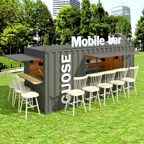 Custom For holiday resort fully furnished light steel Container cafe