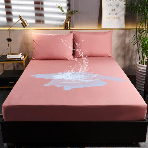 Waterproof Protectors Mattress Pad Stain-resistant Cotton Bed Cover