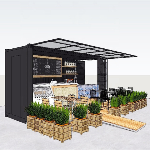 Cheap Price stee Cargo container Multifunctional for coffee shop