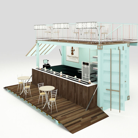 Custom For Coffee Shop Well designed expandable Container House