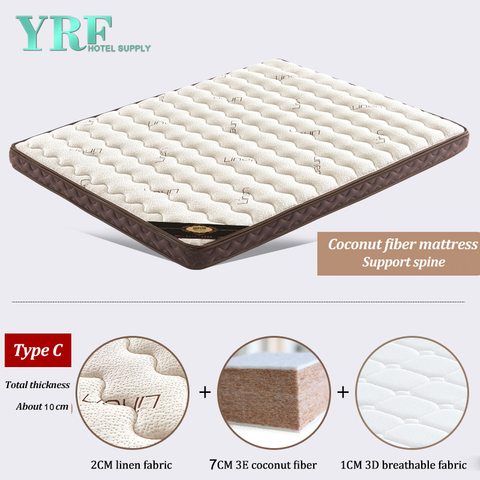 Spa Hotel Mattress 10 CM Spine protection Breathable Firm